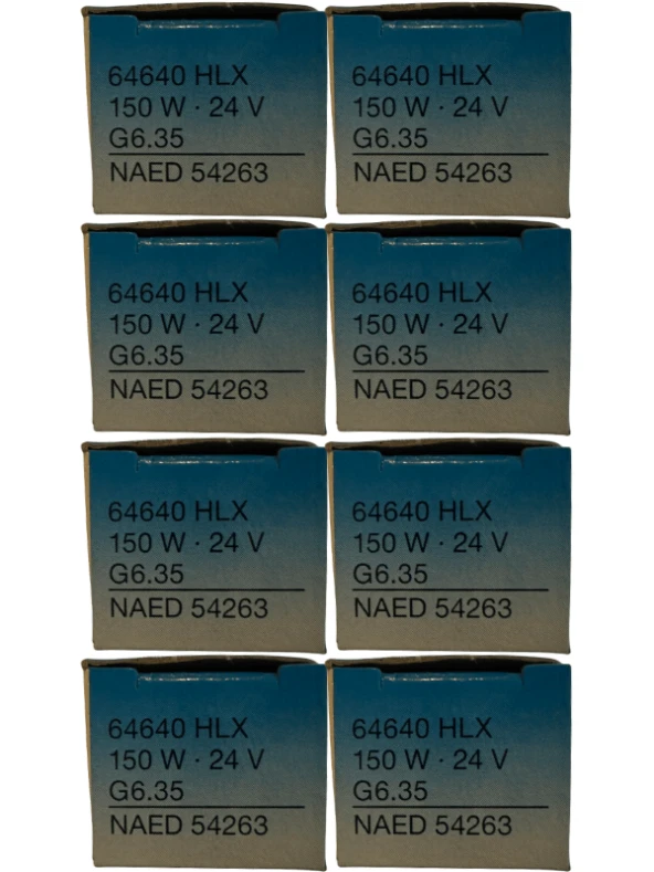 Osram 64640 150W 24V G6.35 Duylu FCS Halojen Ampul (8 Adet)