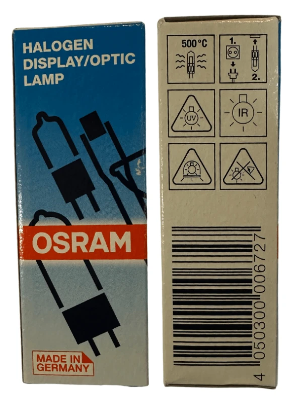 Osram 64640 150W 24V G6.35 Duylu FCS Halojen Ampul (8 Adet) - Resim 4