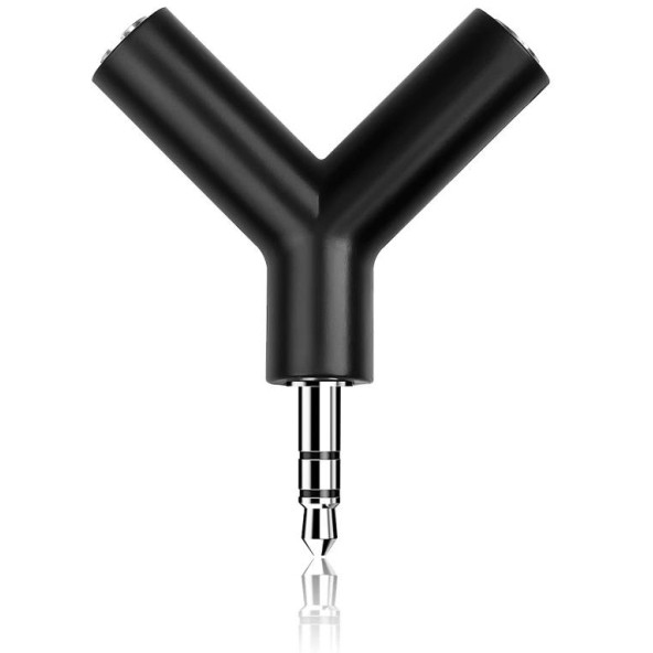 3.5mm Kulaklık Stereo Çoklayıcı Çoğaltıcı Switch Splitter Anahtarlık Adaptör - 2