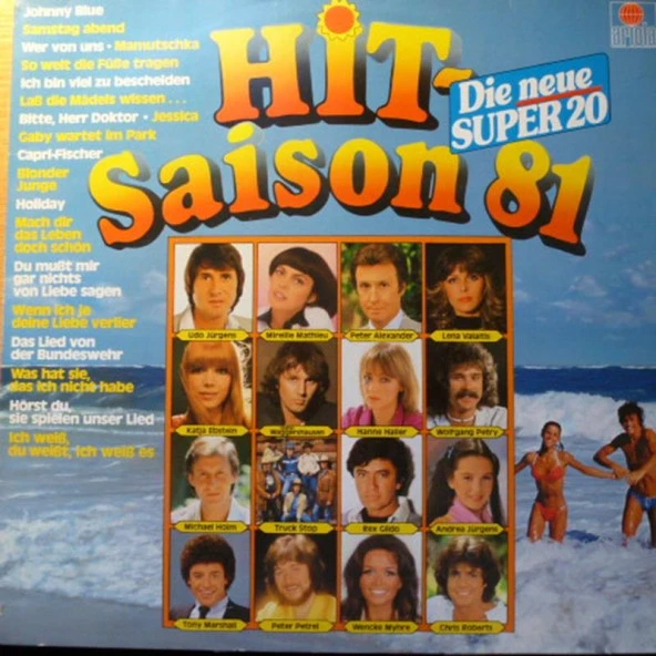 Hit-Saison 81 - Die Neue Super 20 Album Pop Vinly Plak alithestereo