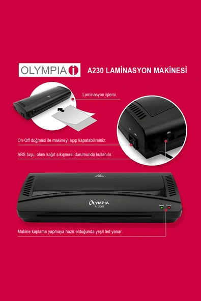 A230s 4in1set Laminasyon Makinesi ( A4 ) - 3