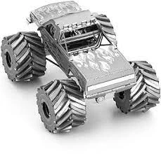 DIY 3D Metal Puzzle Monster Truck Hediyelik Maket 14+Yaş - 3