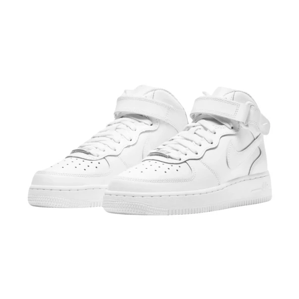 Nike Air Force 1 '07 Mid Le DH2933-111 Sneaker Günlük Spor Ayakkabı - Resim 3