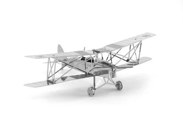 DIY 3D Metal Puzzle Tiger Moht Uçak 82 Hediyelik Maket 14+yaş - 4