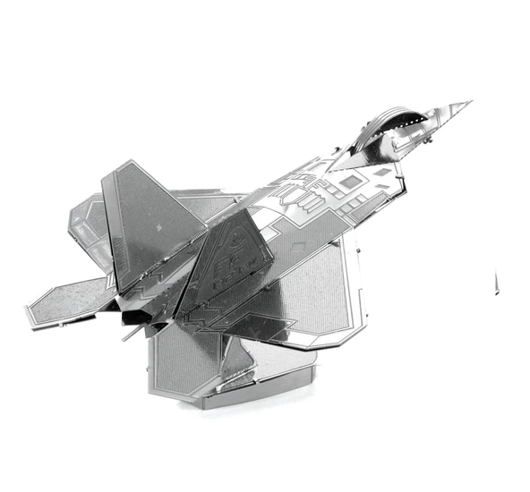 DIY 3D Metal Puzzle F22 Raptor Savaş Uçağı Hediyelik Maket 14+ Yaş - 6