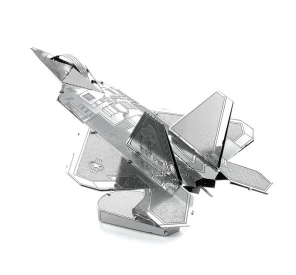 DIY 3D Metal Puzzle F22 Raptor Savaş Uçağı Hediyelik Maket 14+ Yaş
