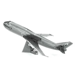 DIY 3D Metal Puzzle Boeing 747 Yolcu Uçağı Hediyelik Maket 14 yaş - 3