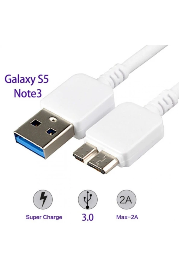 Inovaxis Usb 3.0 Data Ve Şarj Kablosu Samsung Galaxy S5 & Note 3 - 2