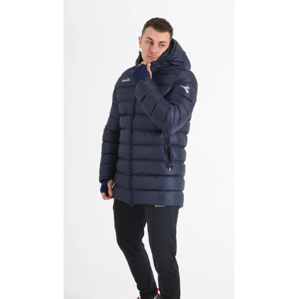 Diadora Motto 23 Anorak Uzun Mont Lacivert CR-YMJ-18 - 2