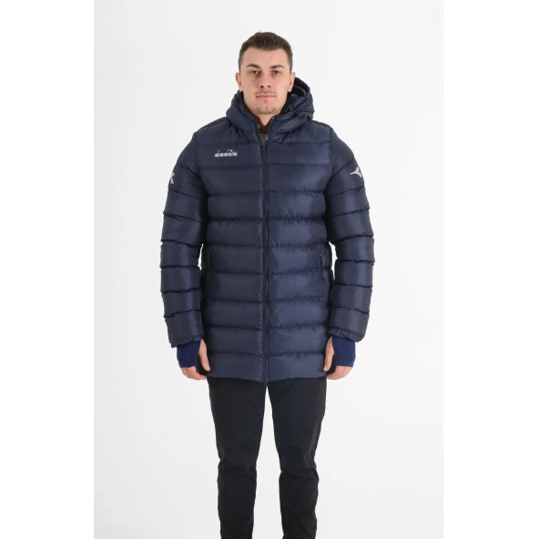 Diadora Motto 23 Anorak Uzun Mont Lacivert CR-YMJ-18 - 4