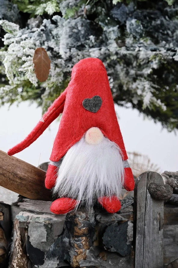64364 Gnome Noel Süsü 2’li Set, Noel Baba Gnome Dekorasyon Seti - 3