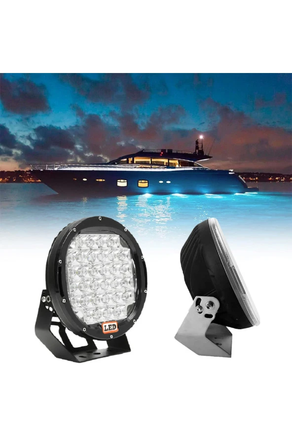 41231  9" 96W 32 Led Explorer Siyah Kasa Tekne Led Lamba