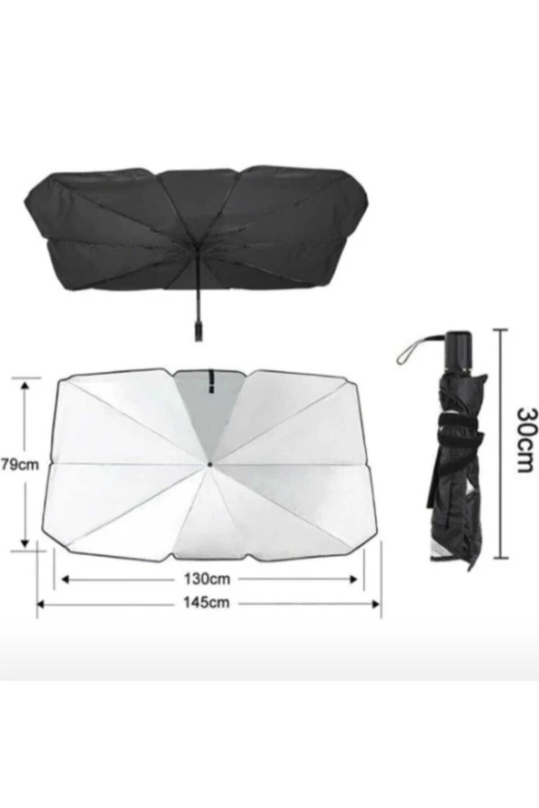 Arac Ici On Cam Semsiye Guneslik - 2