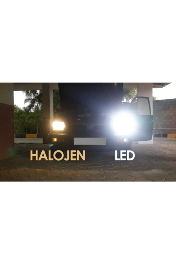 11190  H1 Led Xenon Far Ampülü C6 Kasa Şimşek Etkili Beyaz Işık