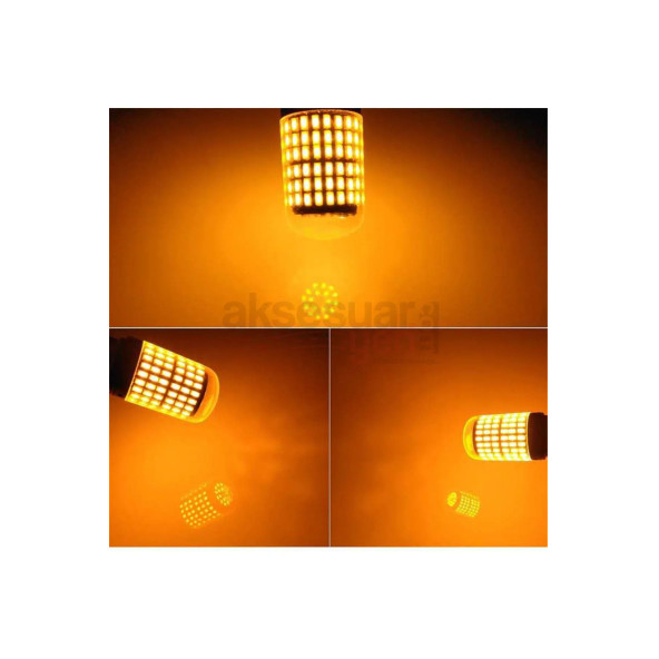 14083  Oto Led Sinyal Ampulü Py21w Tak Kullan Ürün Turuncu - 2