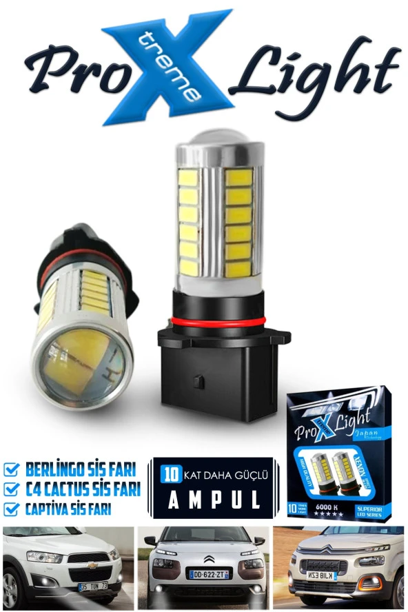 14220  Mazda Led Sinyal Lambası Psx24w P13w Led Ampul