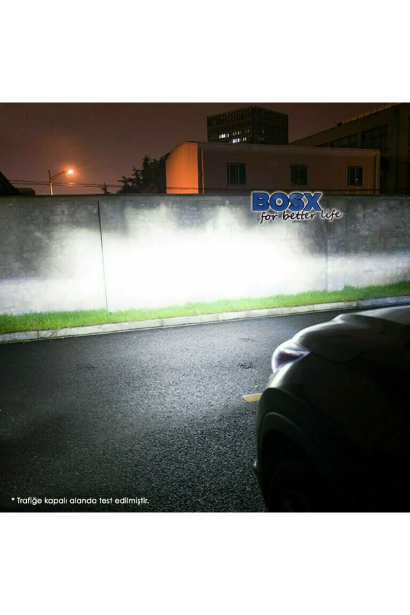 11161 H3 Led Xenon Far Led Zenon Ampulü Beyaz Yeni Nesil Şimşek Etkili Bosx - 3