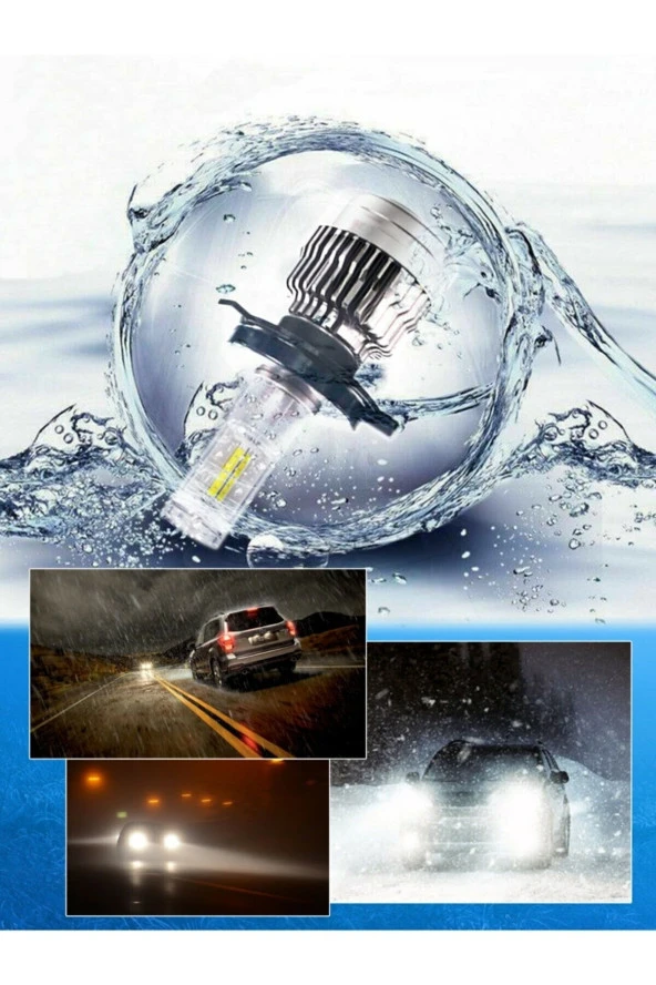 11015  Led 360 M8 D2h Full Power Csp 360° Led Xenon Far Ampulü 100 Canbus 12000lm D1s D2s D3s D4s D5s - Resim 5