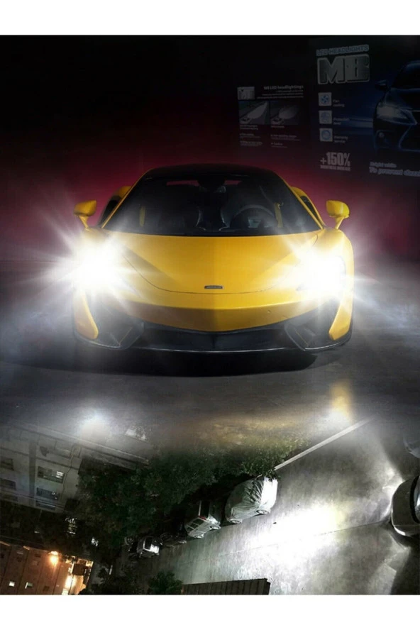 11015  Led 360 M8 D2h Full Power Csp 360° Led Xenon Far Ampulü 100 Canbus 12000lm D1s D2s D3s D4s D5s - Resim 3