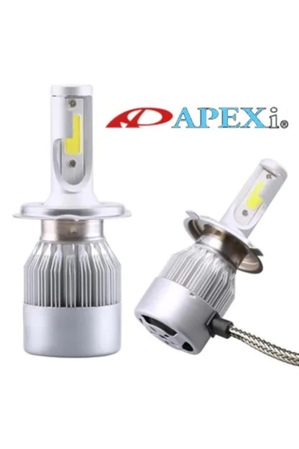 11202  H4 Apexi Buz Mavi Led Xenon 10800 Lumen 60 Watt