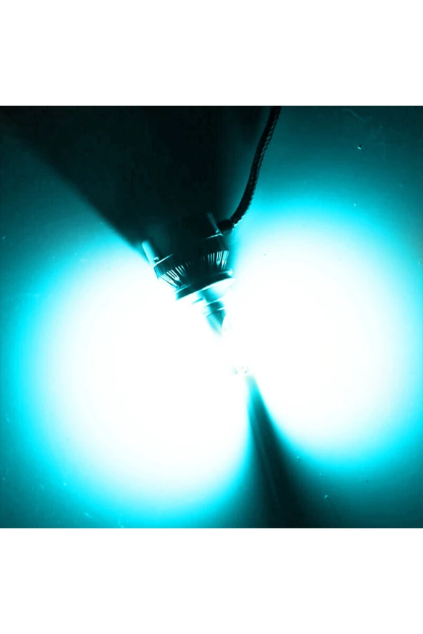 11203 H7 Buz Mavi C6 Led Xenon Far Ampulü Şimşek Etkili 5800lm Chip On Board 10000k Uyumlu