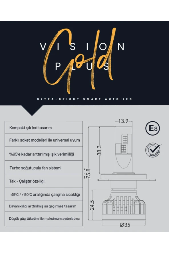 11087 Super Mini/slim Csp Led Xenon Far Canbus 9005 35w 9400 Lumen Led Xenon - 2