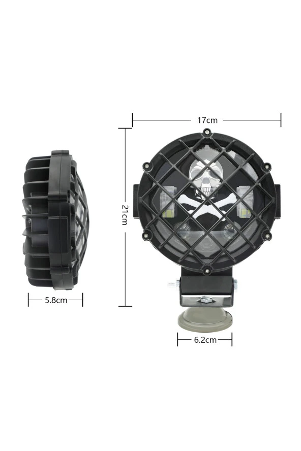 41545 Pirate(X) RGB Off Road Kafesli X Angel Led Projektör Lamba - 3