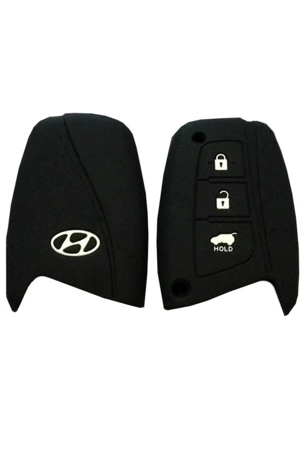 66027  Hyundai İX35 İX45 Accent Elentra Santa FE Silikon Anahtar Kılıfı 1.Kalite Kokusuz Carmaniaks