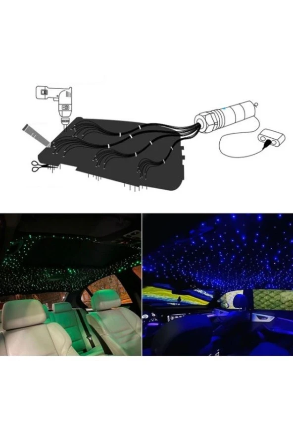 21320 99 Parça RGB Yıldızlı Gökyüzü Kumanda ve App Kontrollü - 2