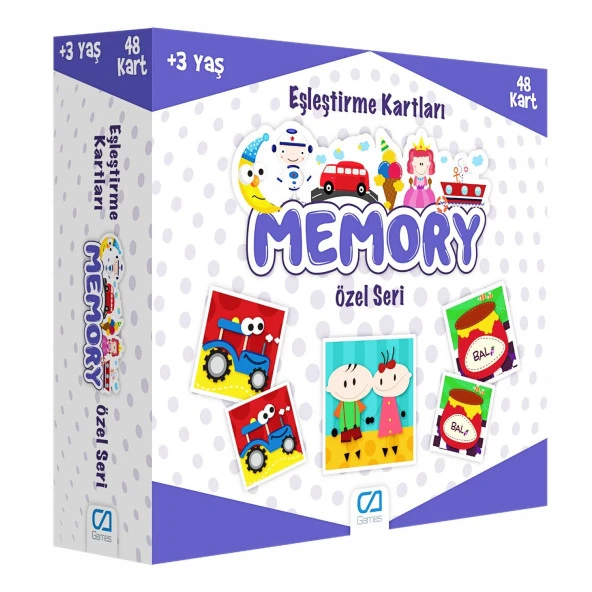 Ca Games Memory Özel Seri Eşleştirme Kartları 48 Li Kod:5039