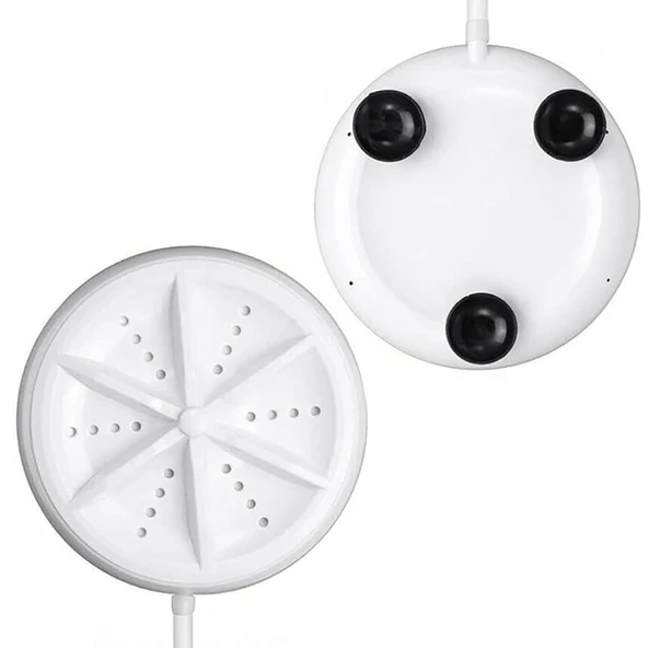 Ayt Sunup Taşınabilir Seyahat Tipi Mini Ultrasonik USB li Yıkama Makinesi Çamaşır Makinası 10x5.5 Cm - 2