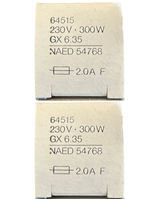 Osram 64515 300W GX6.35 Duylu Halojen Projektör Lambası (2 Adet)