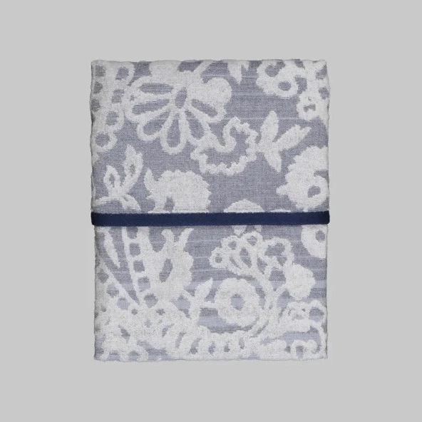 Sarev Nailah Havlu Mavi 80X160 - Resim 4