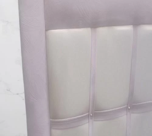 Başlık 90309 DK Çift Kişi 150 Tay Tüyü Kumaş Windows Model Açık Lila Krem Renk - 4