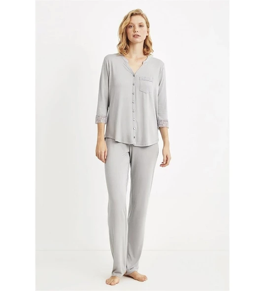 Catherınes 874 Pijama Takımı Yeşil - XXL Beden - 1