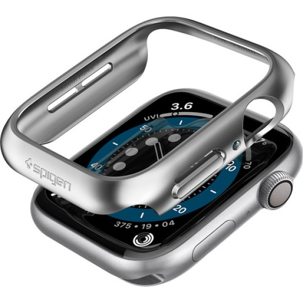 Spigen Apple Watch Seri SE2/SE/6/5/4 (44mm) ile Uyumlu Kılıf Thin Fit Graphite - ACS02957