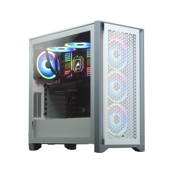 Corsair BKC-1201 4000D Airflow Tempered Glass Mid-Tower Beyaz Bilgisayar Kasa CC-9011201-WW - Resim 3