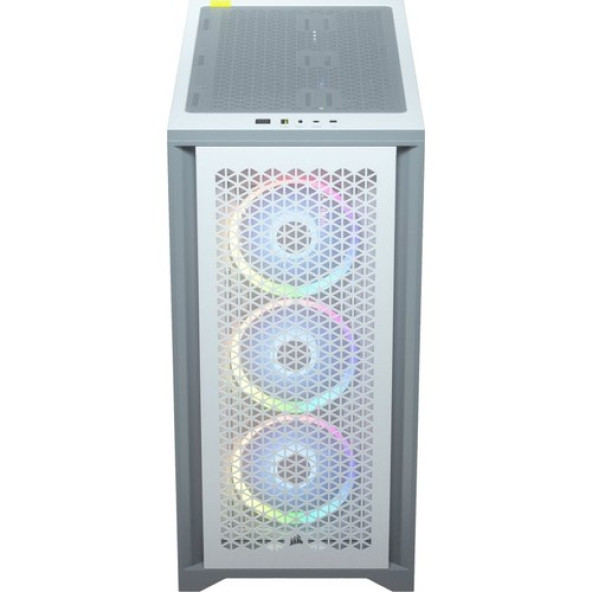 Corsair BKC-1201 4000D Airflow Tempered Glass Mid-Tower Beyaz Bilgisayar Kasa CC-9011201-WW - Resim 4