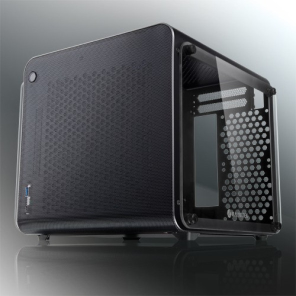 Raijintek METIS EVO Black Tempered Glass Mini ITX Performans Kasası (RJ 0R20B00160) - 6
