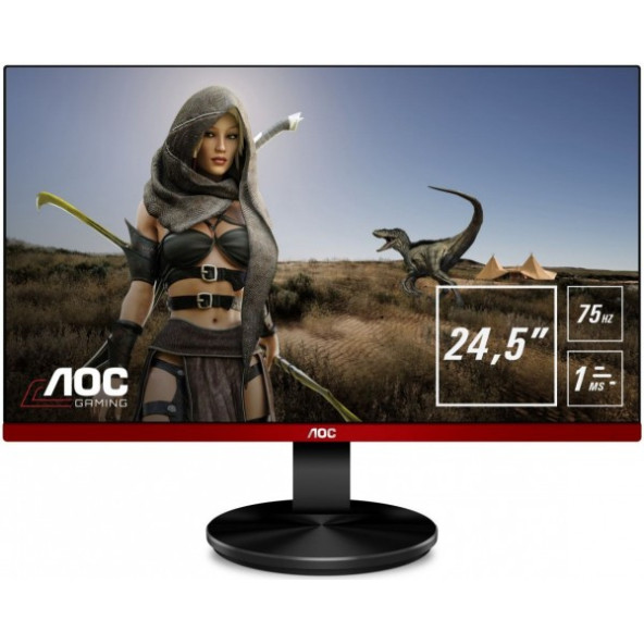 AOC G2590VXQ 24.5" 75Hz 1ms (Analog+HDMI+Display) FreeSync Full HD Oyuncu Monitörü
