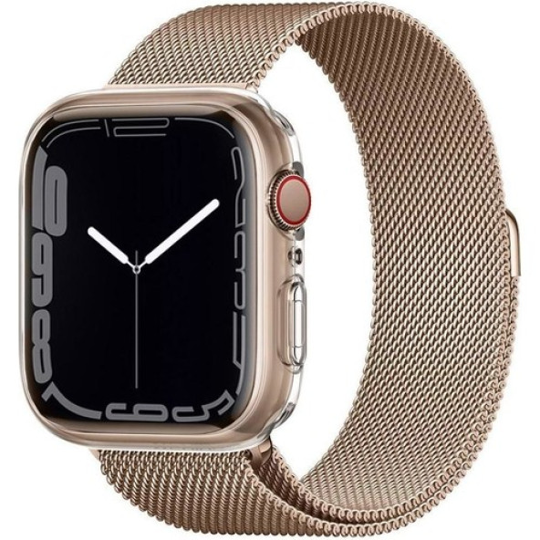 Spigen Apple Watch Seri 8/7/6/5/4/SE/SE 2 (45mm / 44mm) ile Uyumlu Kılıf 4 Tarafı Tam Koruma ACS04196