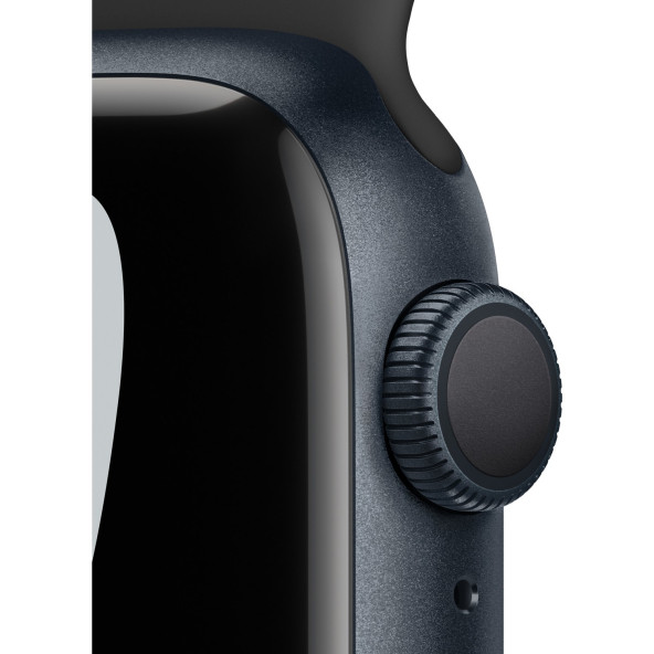 Apple Watch Nike Seri 7 Gps, 41MM Siyah Alüminyum Kasa ve Siyah Nike Spor Kordon - Regular MKN43TU/A - 3
