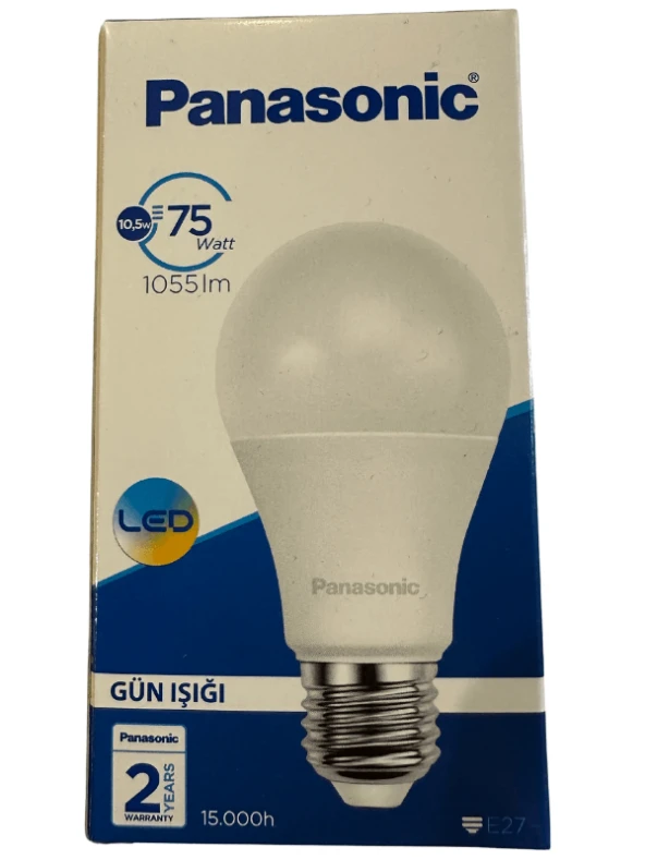 Panasonic 10,5W (75W) 4000K (Günışığı) E27 Duylu Led Ampul (4 Adet) - Resim 2