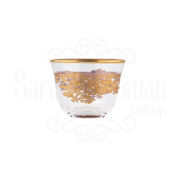 Pantoğraf Bardak Seti İç Yaldız Altın - 2