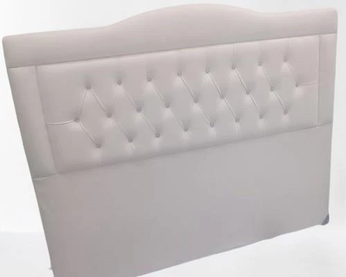 Başlık 90310 DK Çift Kişilik 150 lık MODEL Suni Deri Kumaş Krem Renk El Yapım - Resim 4