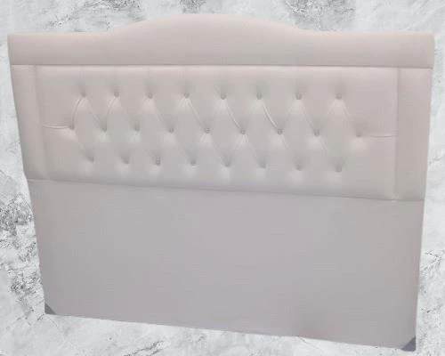 Başlık 90310 DK Çift Kişilik 150 lık MODEL Suni Deri Kumaş Krem Renk El Yapım - Resim 2