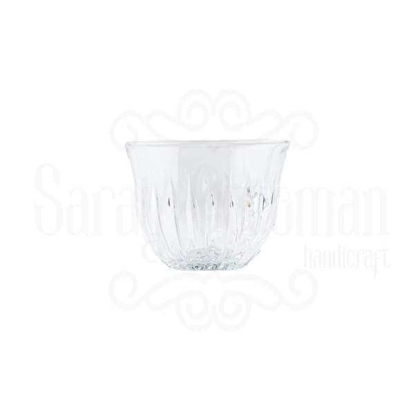 Lux Dik Kesme Bardak Seti Sade - 2