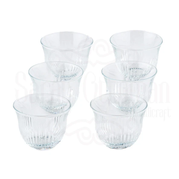 Fincan Mırra Fincanı Seti 6'lı Mırra Fincan Seti Mırra Fincan Takımı Lux Ananas Mırra Seti Sade