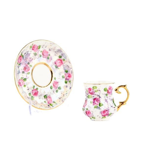 El Dekor ve El Boyaması Kahve Fincanı - 10