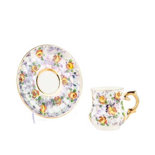 El Dekor ve El Boyaması Kahve Fincanı - 11